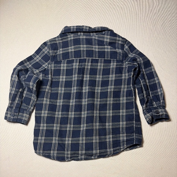 H & M Boys Button Down Plaid Shirt, size 12 to 18 months - Picture 4 of 4